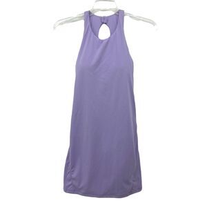Glowmode Purple Sleeveless Athletic Dress built in shorts NWT